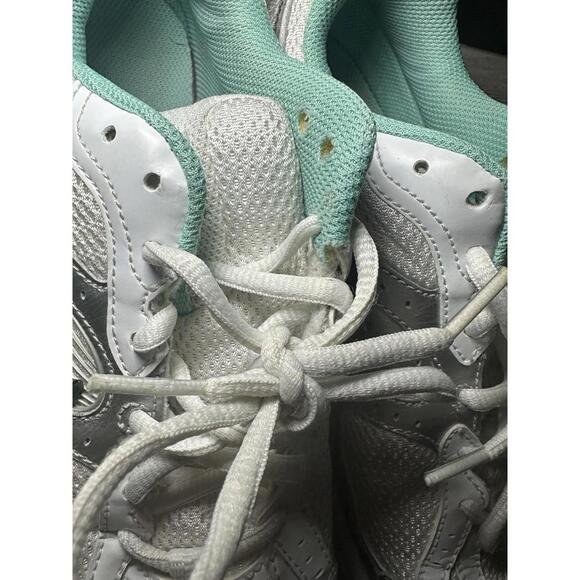 Nike Support Zone Green & White Running Shoes Sneakers Size 10 - Picture 9 of 13